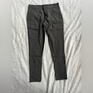 Athleta Slim Fit Green Cargo Pants